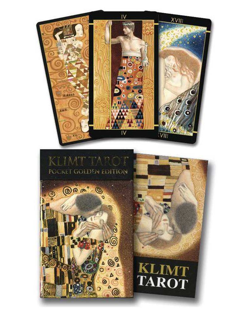Golden Tarot of Klimt Mini Deck from Hilltribe Ontario