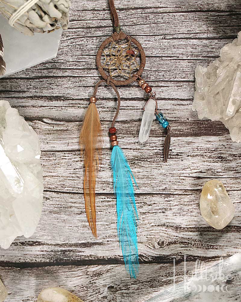 Goldstone Mini Dream Catcher 1" from Hilltribe Ontario