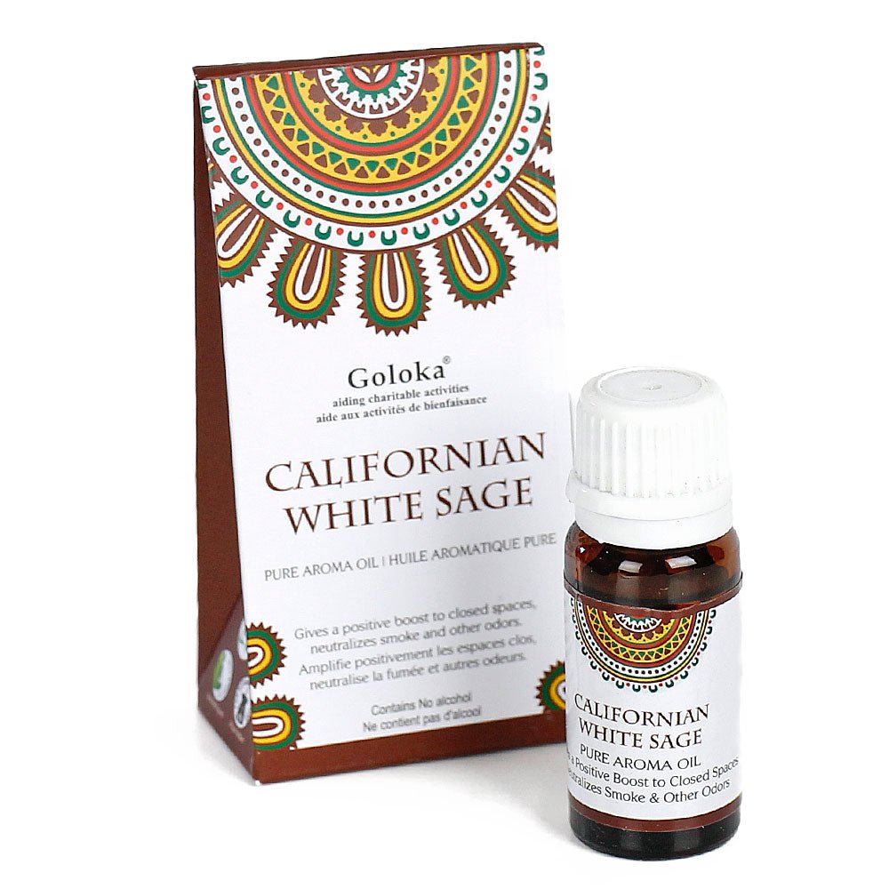 Goloka California White Sage Aroma Oil from Hilltribe Ontario