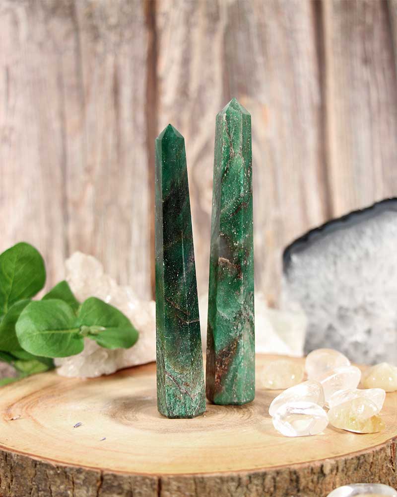 Green Jade Obelisk from Hilltribe Ontario