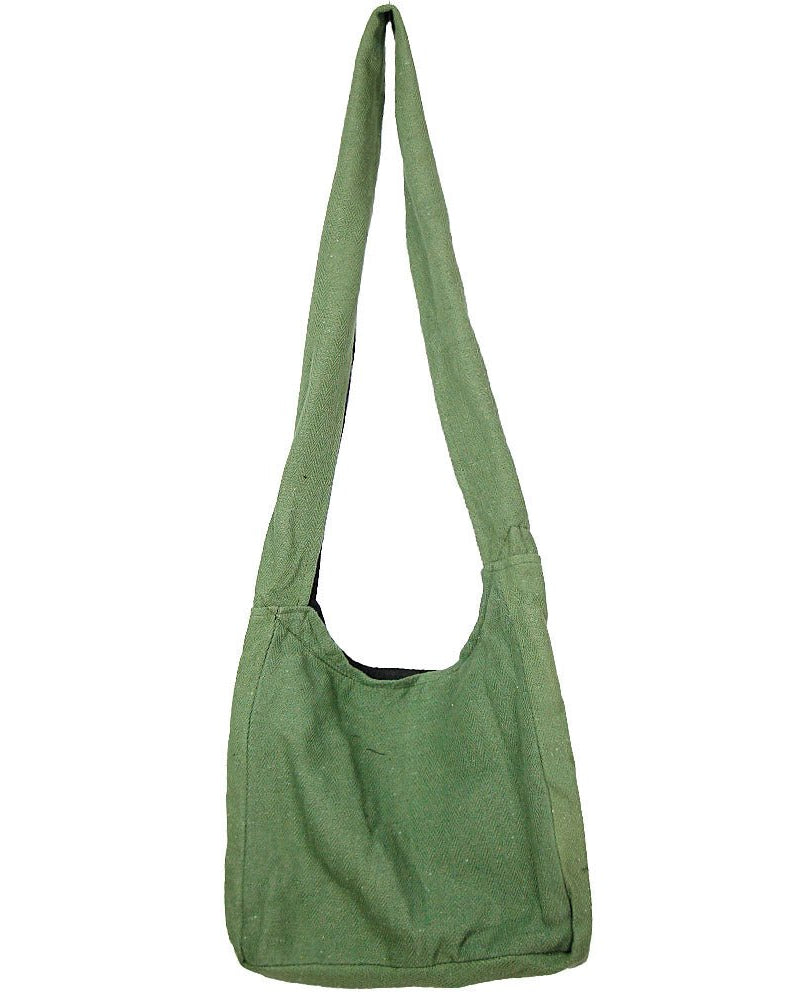 Green Shiloh Shoulder Bag from Hilltribe Ontario