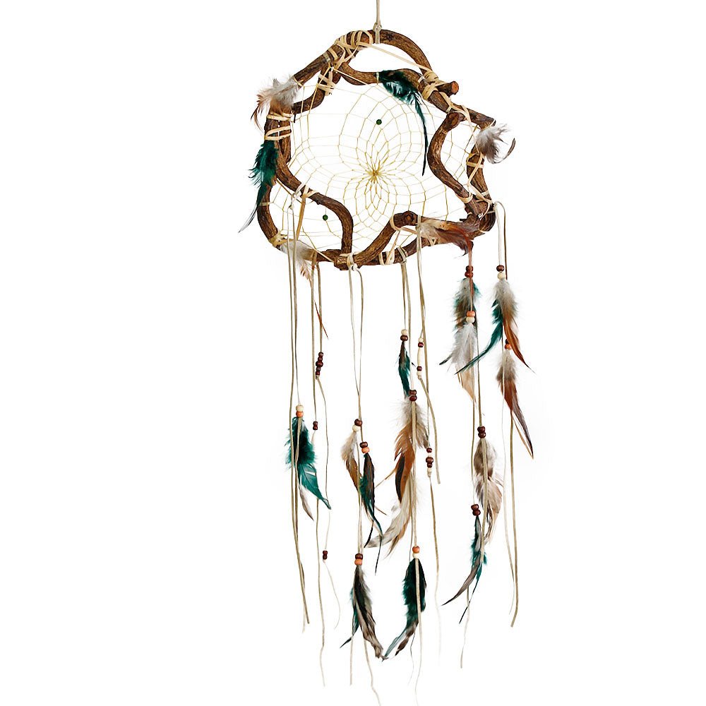 Green Wanderer Dreamcatcher 12" from Hilltribe Ontario