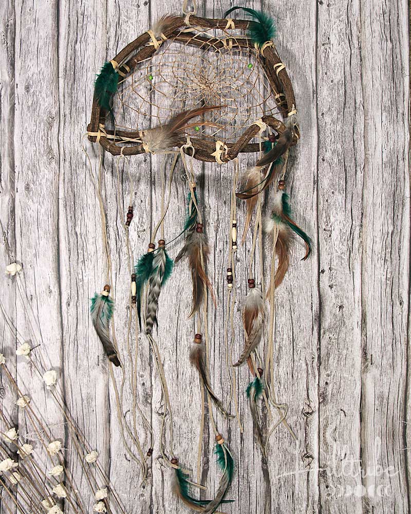 Green Wanderer Dreamcatcher 12" from Hilltribe Ontario