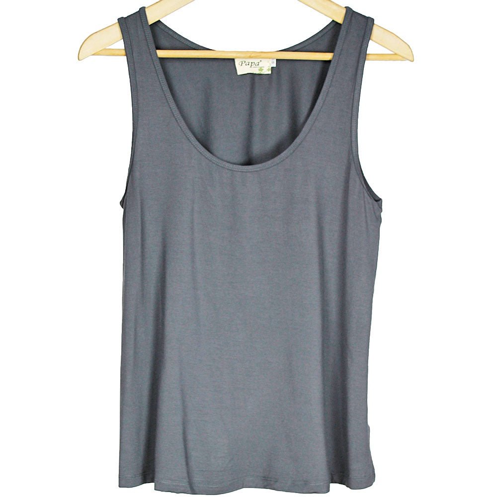 Grey Bamboo Tank Top from Hilltribe Ontario