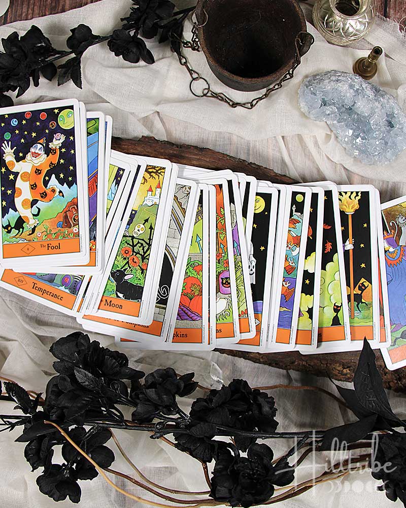 Halloween Tarot Deck & Book Set from Hilltribe Ontario