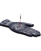 Hamsa Hand Black Incense Holder from Hilltribe Ontario