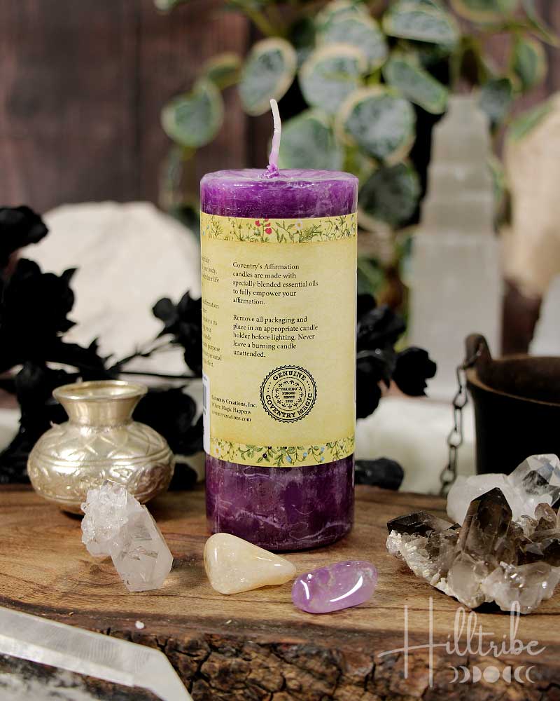 Healing Affirmation Candle from Hilltribe Ontario