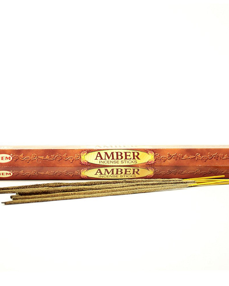 HEM Precious Amber Incense Sticks 20gr from Hilltribe Ontario