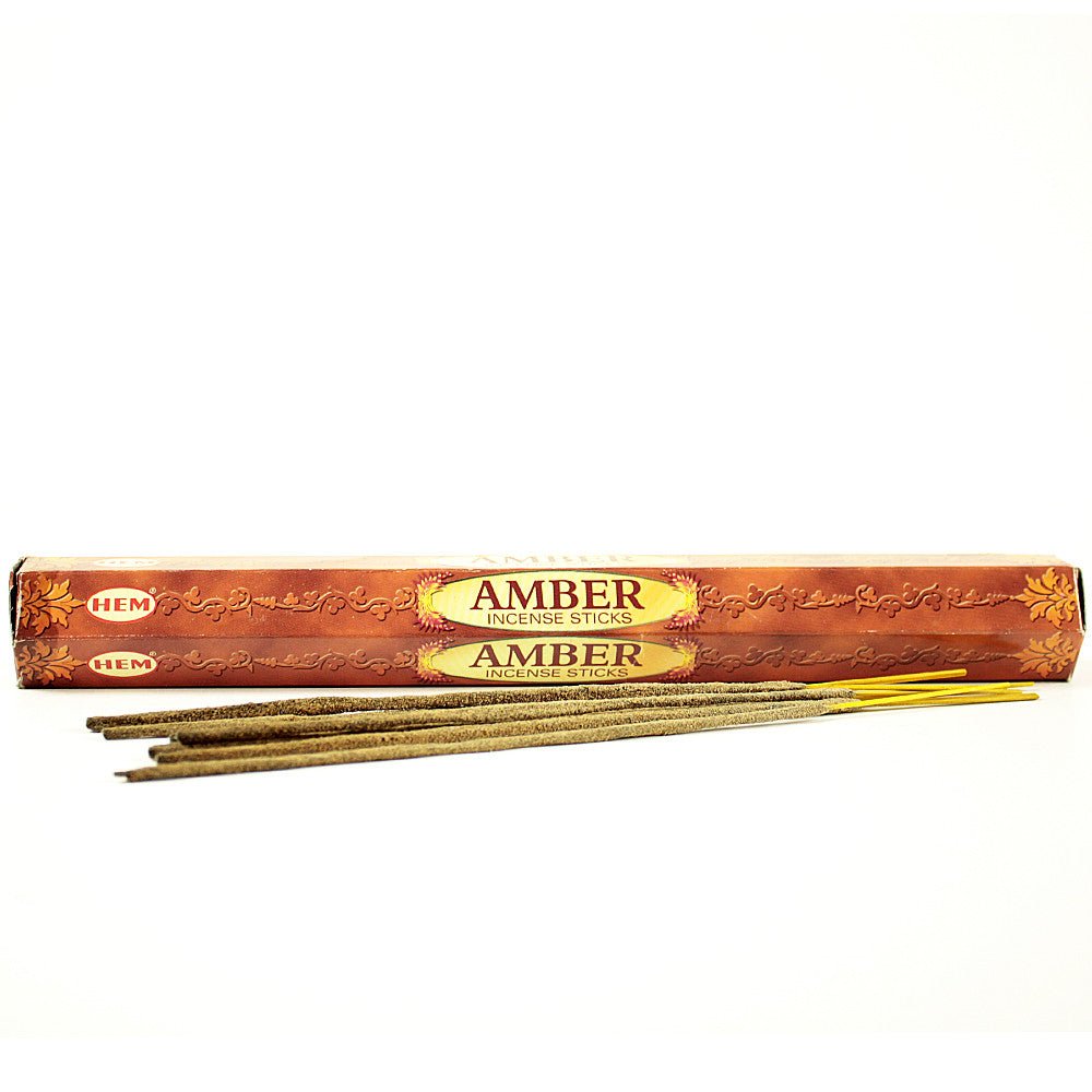 HEM Precious Amber Incense Sticks 20gr from Hilltribe Ontario