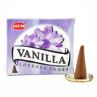 HEM Precious Vanilla Incense Cones from Hilltribe Ontario