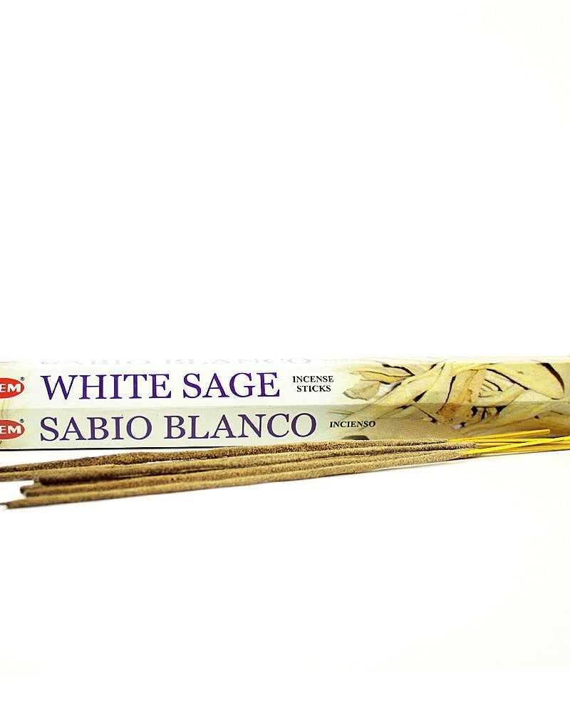 HEM Precious White Sage Incense Sticks 20gr from Hilltribe Ontario
