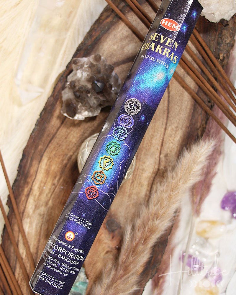HEM Seven Chakra Incense Sticks 20gr from Hilltribe Ontario