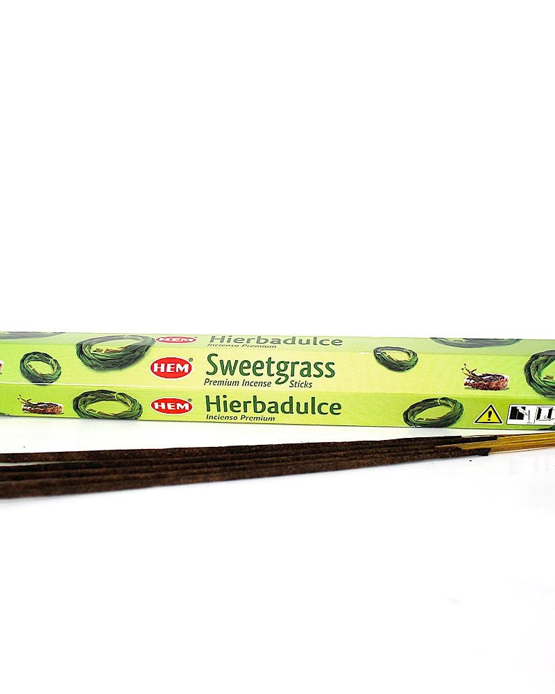 HEM Sweetgrass Incense Sticks 20gr from Hilltribe Ontario
