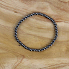 Hematite Gemstone Power Bracelet 4mm from Hilltribe Ontario