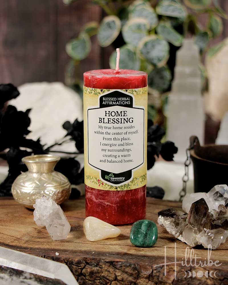 Home Blessing Affirmation Candle from Hilltribe Ontario