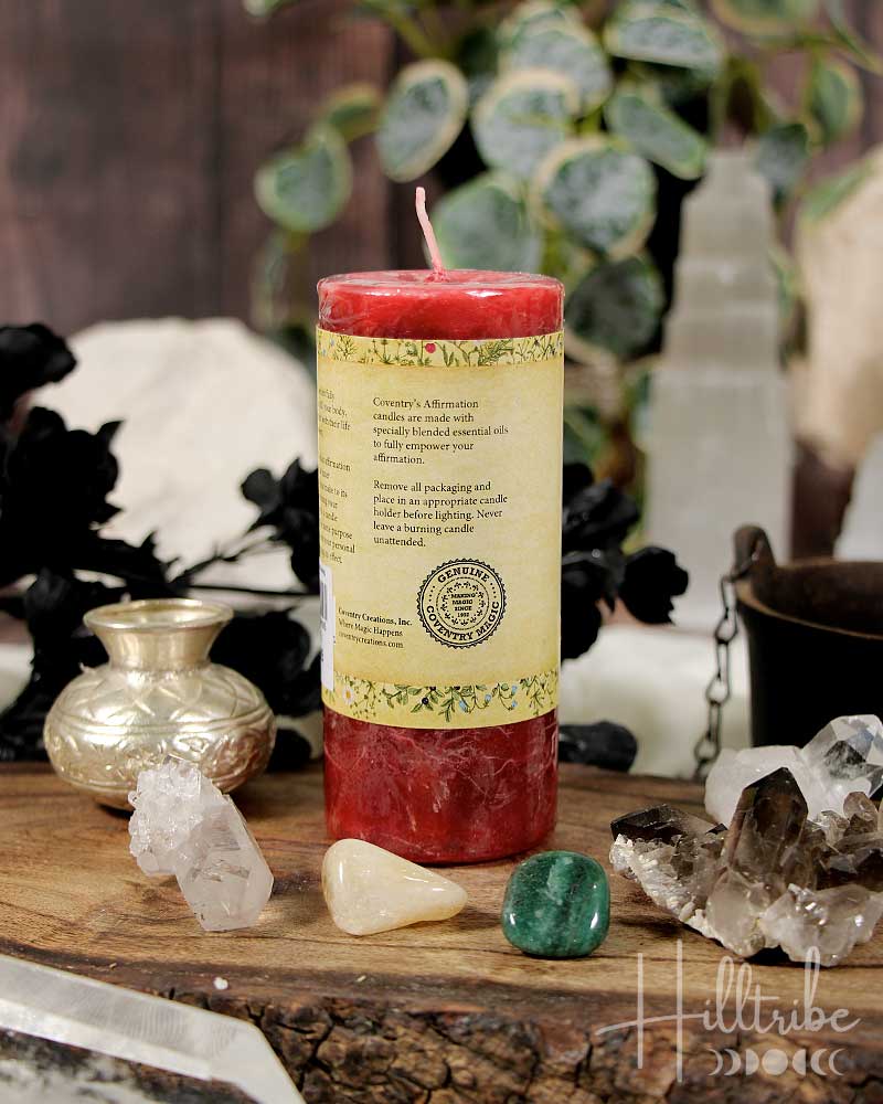Home Blessing Affirmation Candle from Hilltribe Ontario
