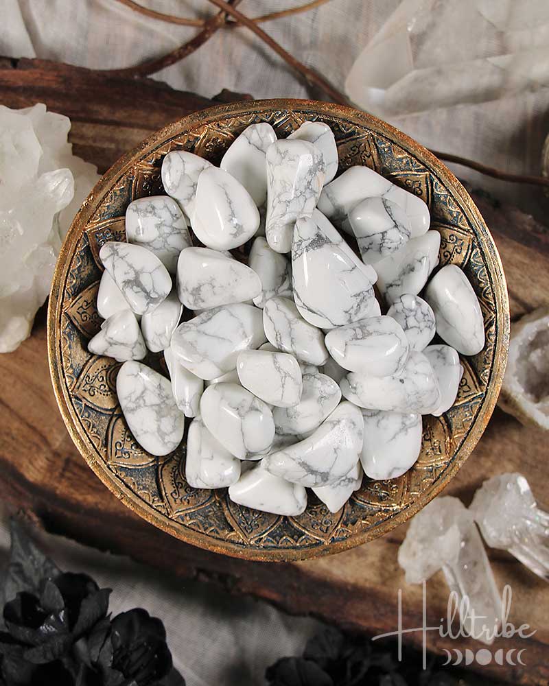 Howlite Tumbled from Hilltribe Ontario