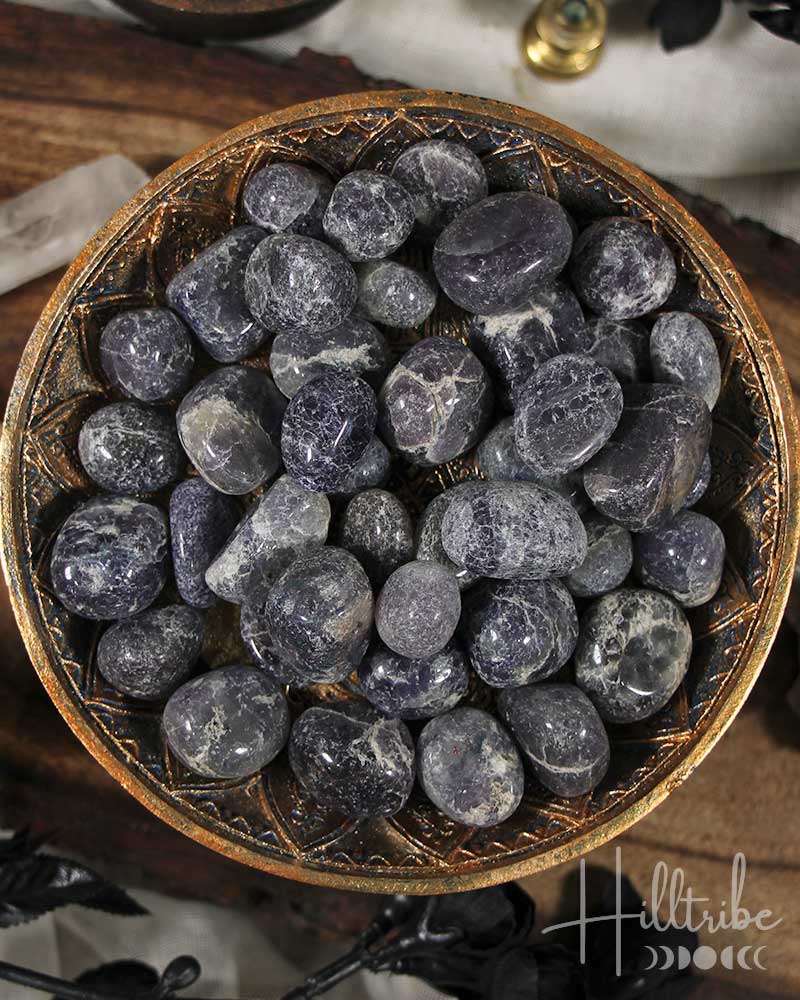 Iolite Tumbled from Hilltribe Ontario