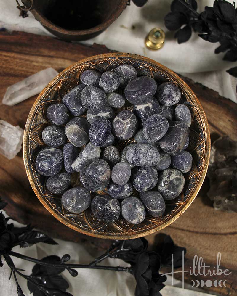 Iolite Tumbled from Hilltribe Ontario