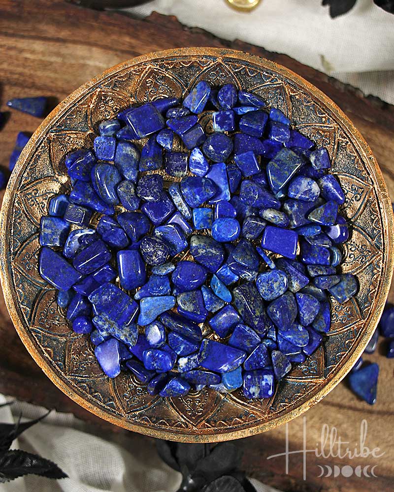 Lapis Lazuli Tumbled from Hilltribe Ontario