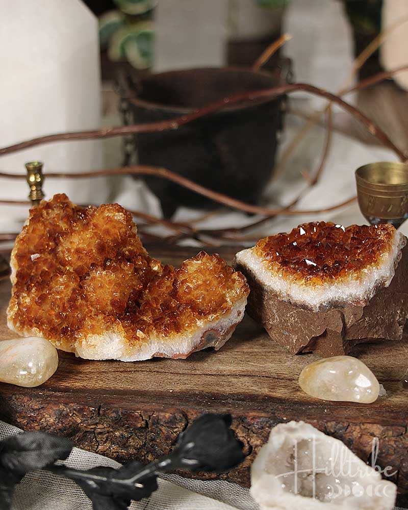 Large Citrine Cluster from Hilltribe Ontario