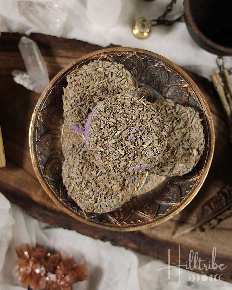 Lavender Activated Smudge Tablets from Hilltribe Ontario