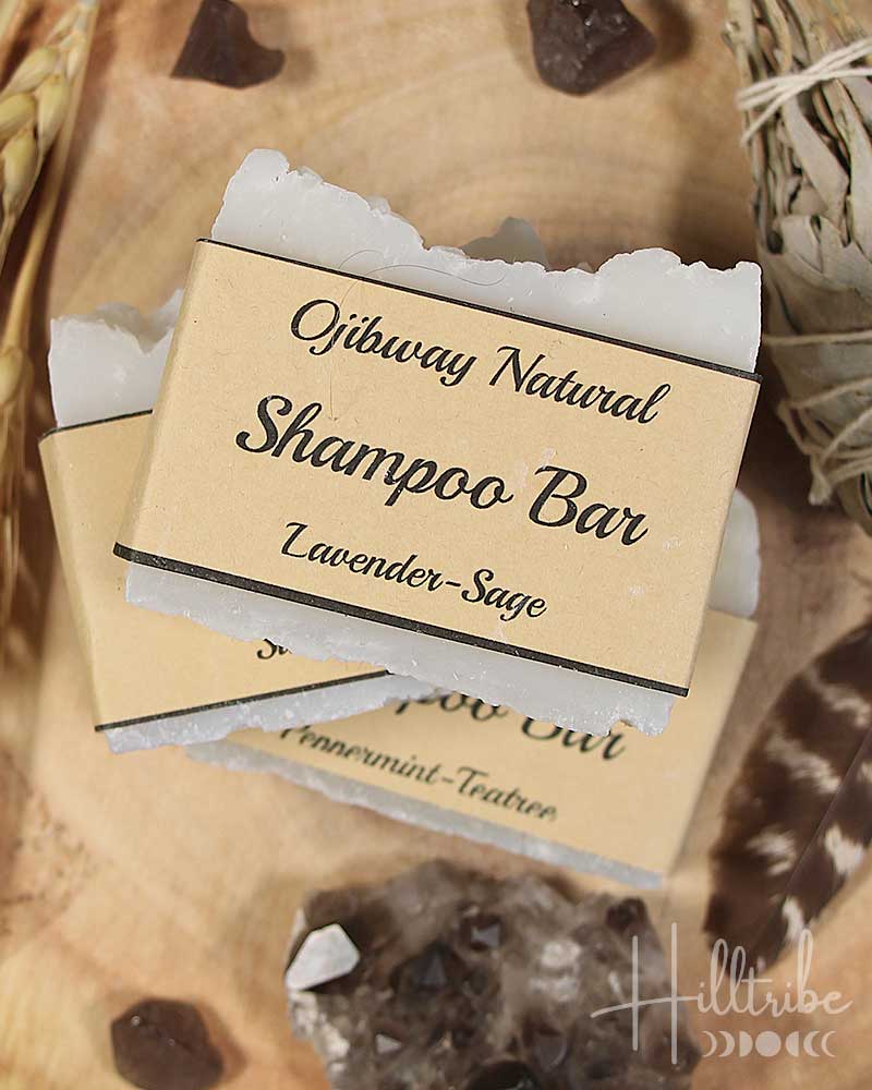 Lavender + Sage Natural Shampoo Bar from Hilltribe Ontario