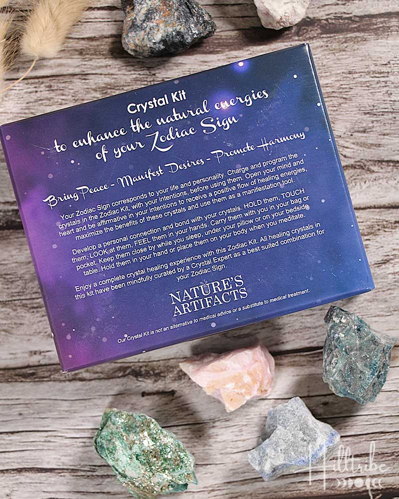 Libra Zodiac Natural Crystal Kit from Hilltribe Ontario