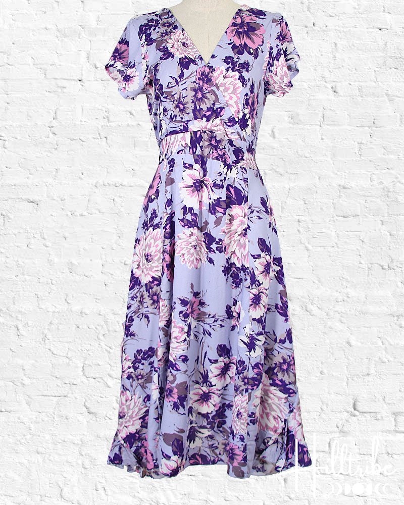 Lilac Jungle Swing Dress from Hilltribe Ontario