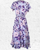 Lilac Jungle Swing Dress from Hilltribe Ontario