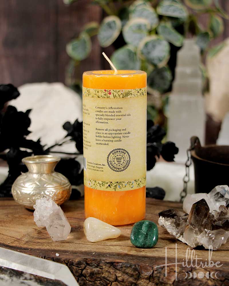 Luck Affirmation Candle from Hilltribe Ontario
