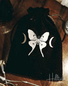 Luna Moth Velvet Tarot/Oracle Bag from Hilltribe Ontario