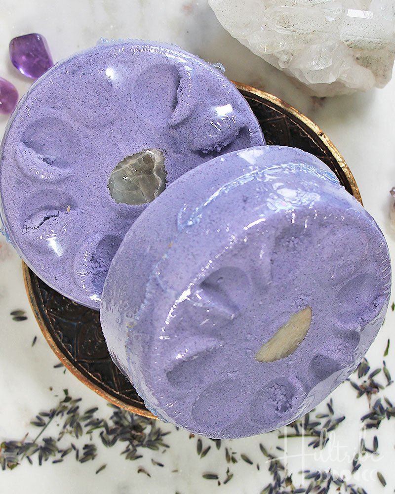 Lunar Cycles + Moonstone Bath Bomb from Hilltribe Ontario