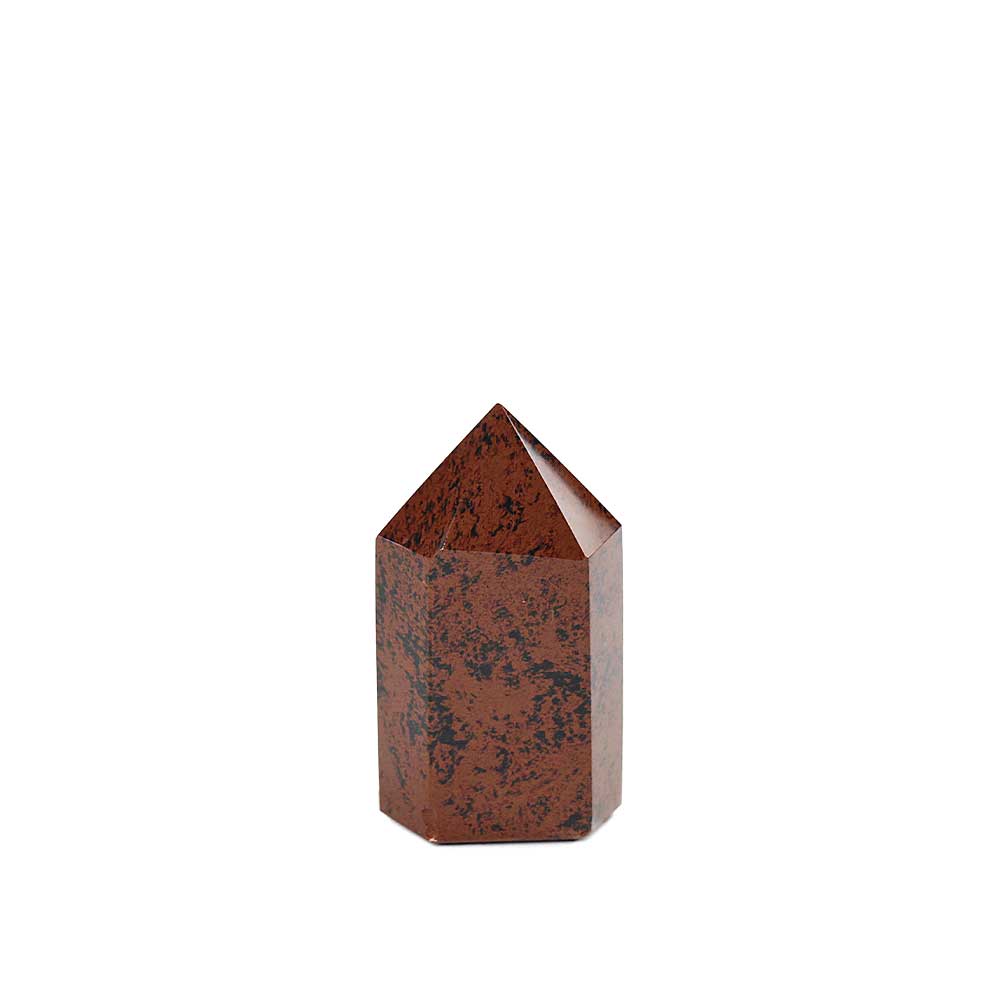 Mahogany Obsidian Polished Point from Hilltribe Ontario