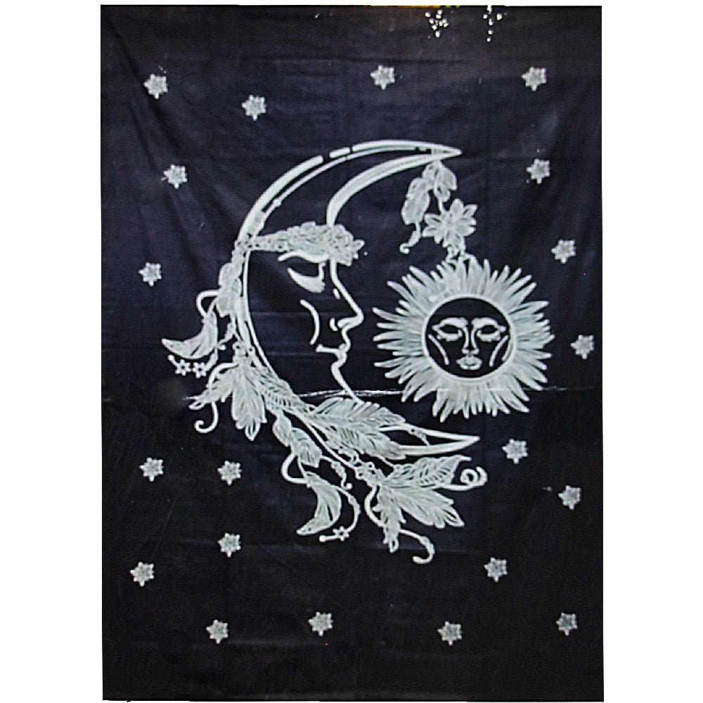 Man in the Moon Cotton Tapestry from Hilltribe Ontario