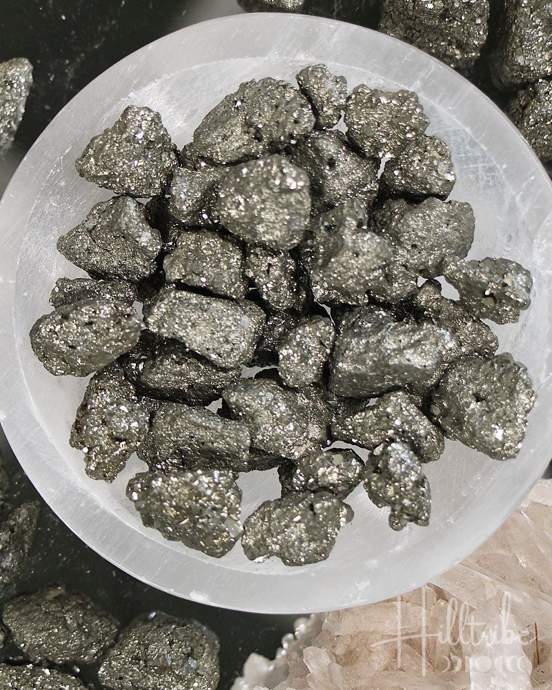 Mini Natural Pyrite Pieces from Hilltribe Ontario