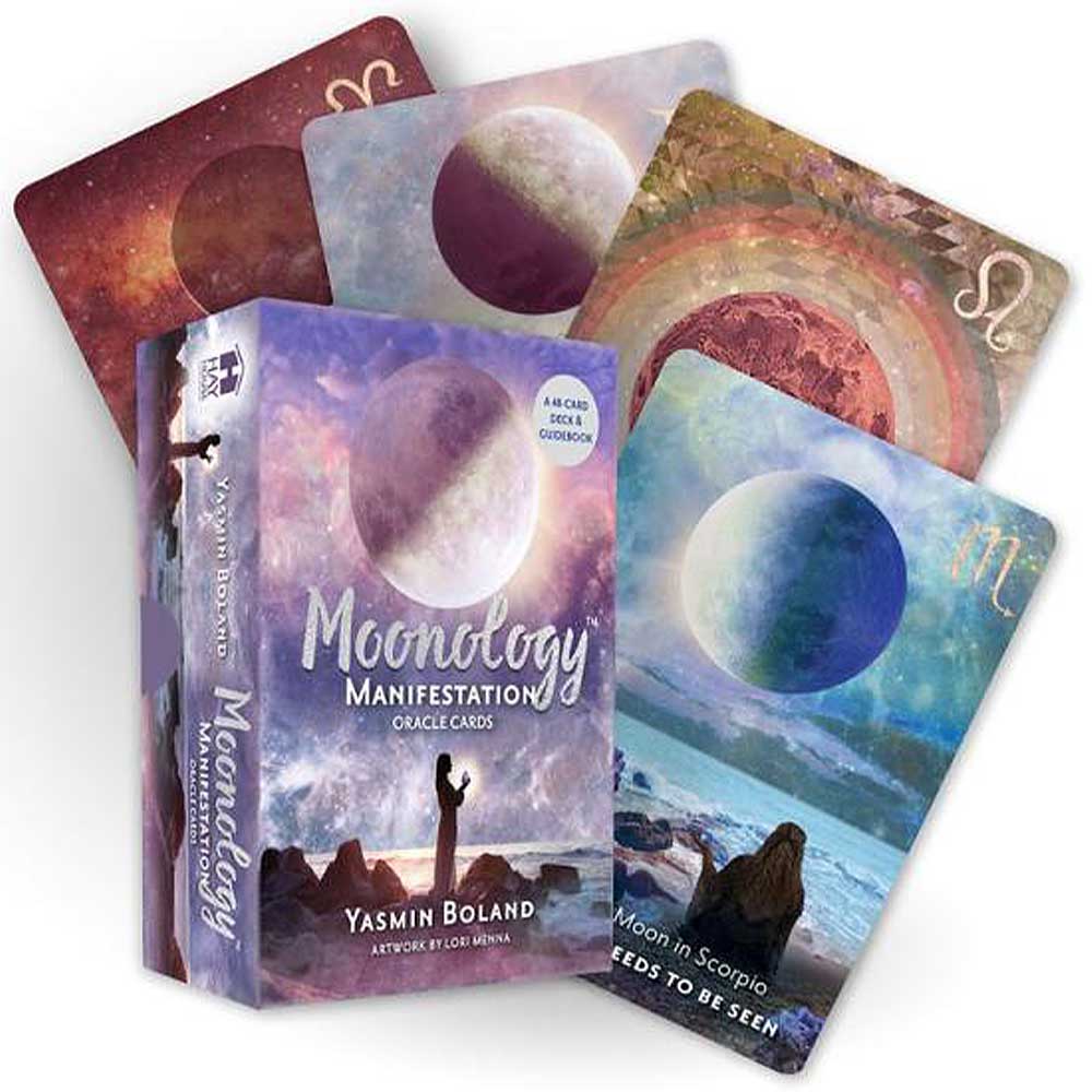 Moonology Manifestation Oracle: A 48-Card Deck and Guidebook from Hilltribe Ontario