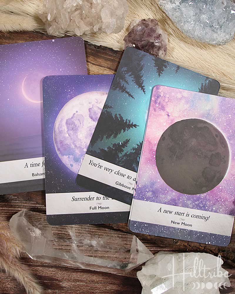 Moonology Oracle Cards: 44-Card Deck and Guidebook from Hilltribe Ontario