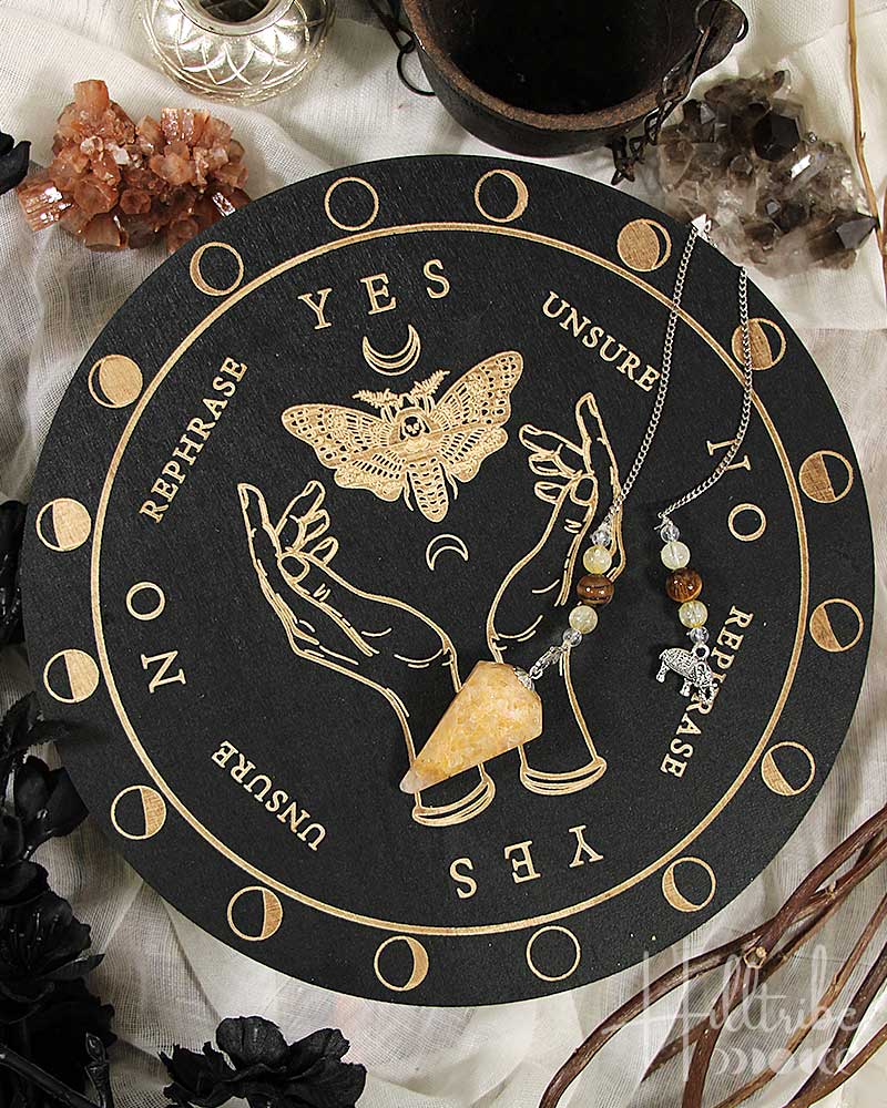 Moth + Moon Pendulum Board from Hilltribe Ontario