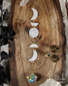 Mother of Pearl Moon Phases Suncatcher Mobile from Hilltribe Ontario