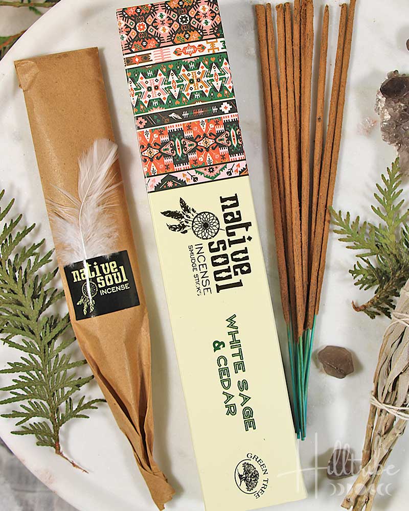 Native Soul White Sage & Cedar Incense 15gr from Hilltribe Ontario