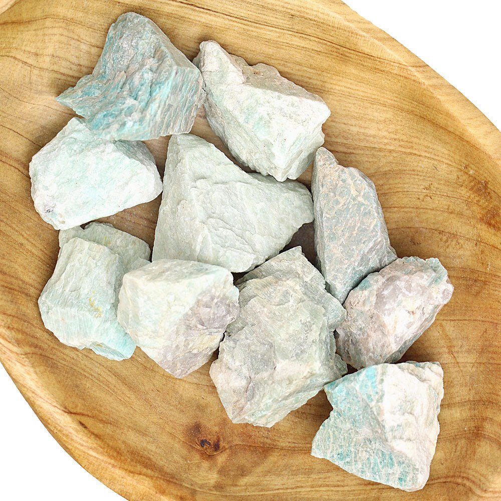 Natural Amazonite Pieces from Hilltribe Ontario