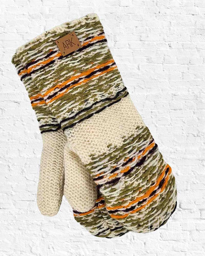 Natural Kailash Mittens from Hilltribe Ontario