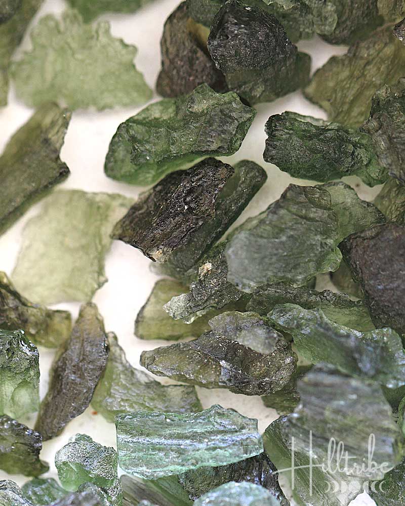 Natural Moldavite Specimen from Hilltribe Ontario