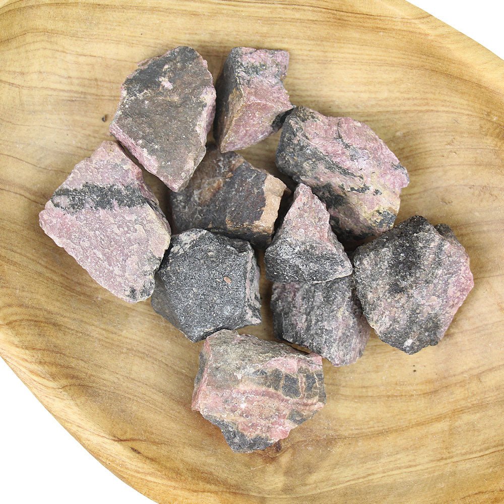 Natural Rhodonite Pieces from Hilltribe Ontario