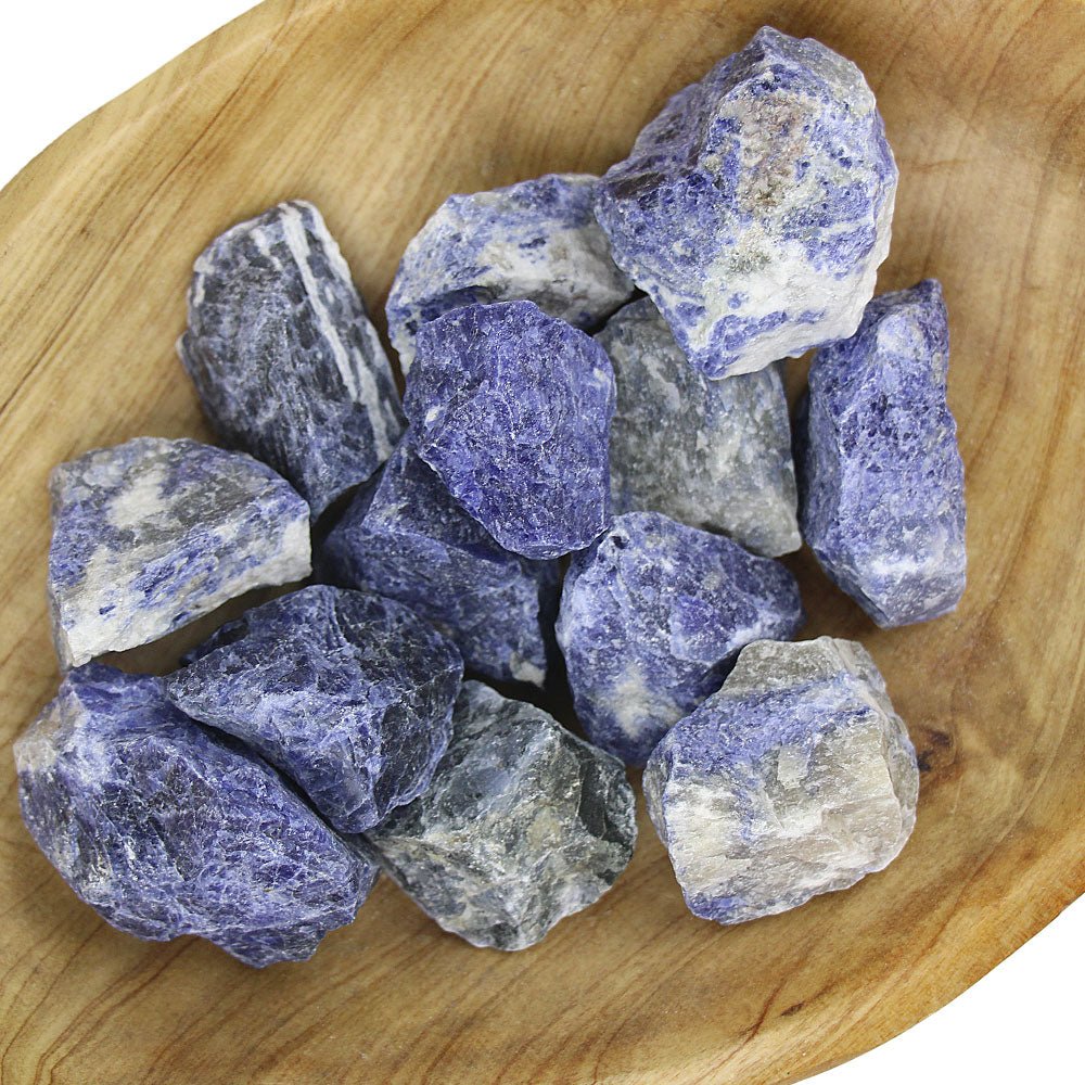 Natural Sodalite Pieces from Hilltribe Ontario