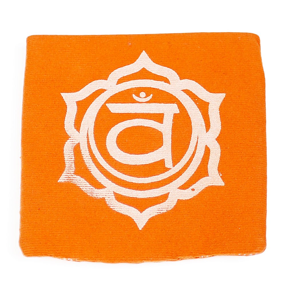 Navel/Sacral Chakra (Orange) Singing Bowl Gift Set Medium from Hilltribe Ontario