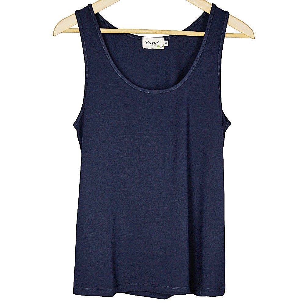 Navy Bamboo Tank Top from Hilltribe Ontario