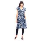 Navy Leaf Robyn Dress from Hilltribe Ontario