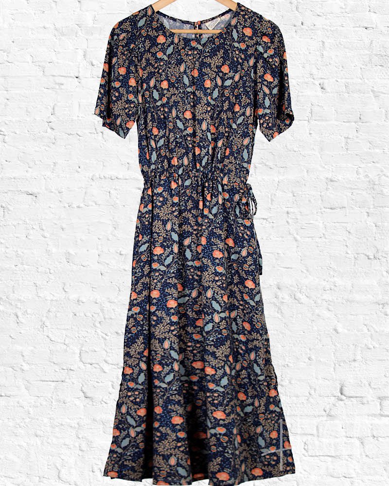 Navy Melbourne Dress from Hilltribe Ontario